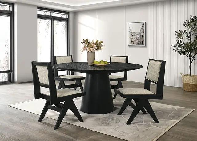 Tottenham - 59" Round Dining Table by Unique Piece Furniture
