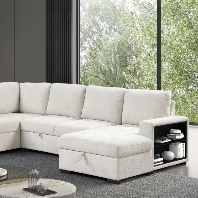 Stockwell - Sleeper Sofa Sectional by Unique Piece Furniture
