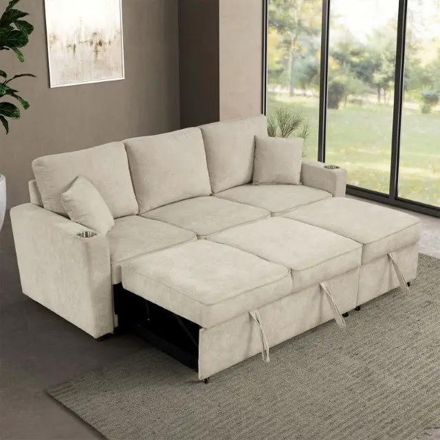 Kendal - Sleeper Sofa Sectional by Unique Piece Furniture