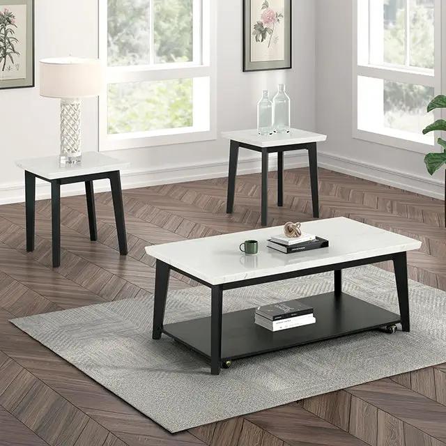 Thisted - Square Marble End Table by Unique Piece Furniture