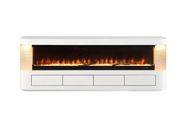 Luken - 71" TV Stand w/ Electric Fire Place by Unique Piece Furniture