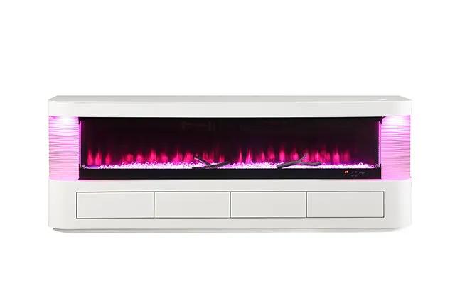 Luken - 71" TV Stand w/ Electric Fire Place by Unique Piece Furniture