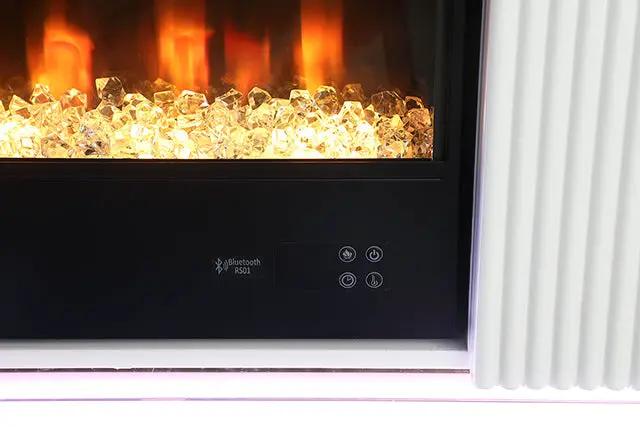 Medea - 71" TV Stand w/ Electric Fire Place by Unique Piece Furniture