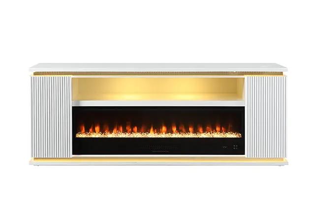 Medea - 71" TV Stand w/ Electric Fire Place by Unique Piece Furniture