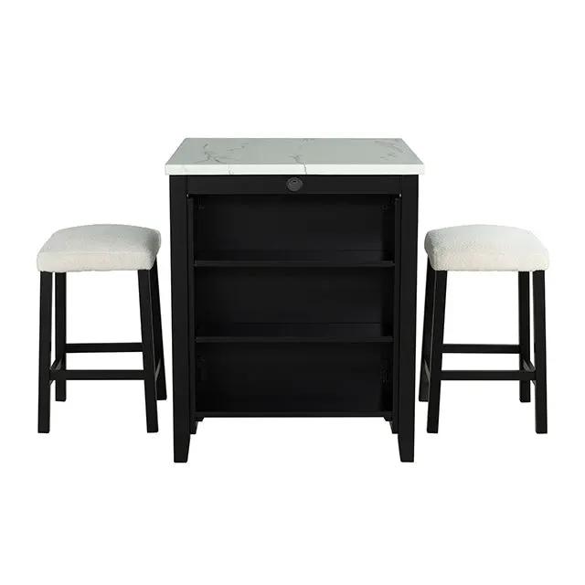 Chalcedony - 3 Pc. Dining Table Set by Unique Piece Furniture