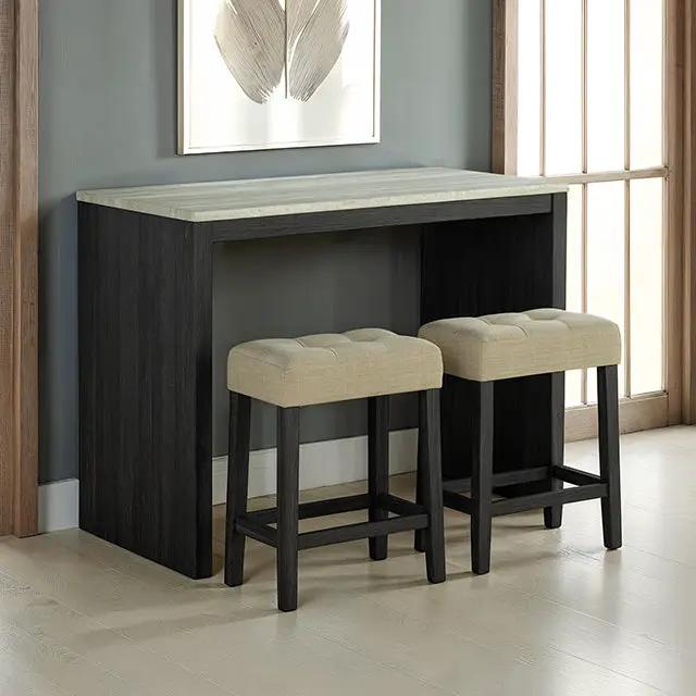 Zanaide - 3 Pc. Dining Table Set by Unique Piece Furniture