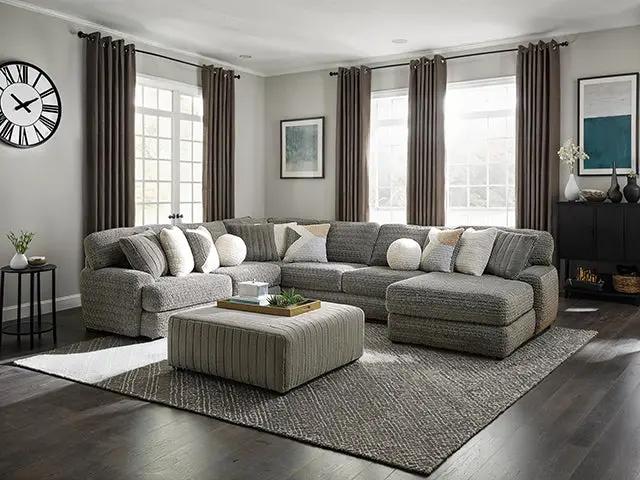 Elmhurst - U-shaped Sectional by Unique Piece Furniture