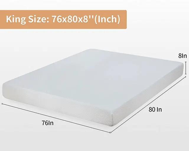 Artemisia - 8" E.King Memory Foam Mattress by Unique Piece Furniture