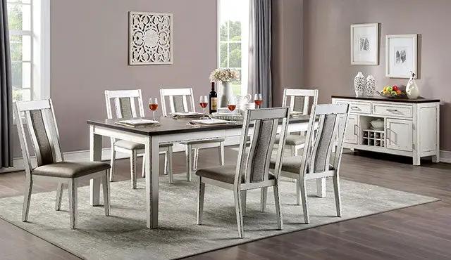 Halsey - 7 Pc Dining Table Set by Unique Piece Furniture