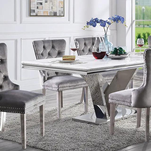 Valdevers - 7 Pc Dining Table Set by Unique Piece Furniture