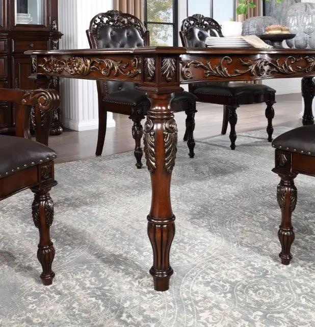 Nouvelle - 7 Pc Dining Table Set by Unique Piece Furniture