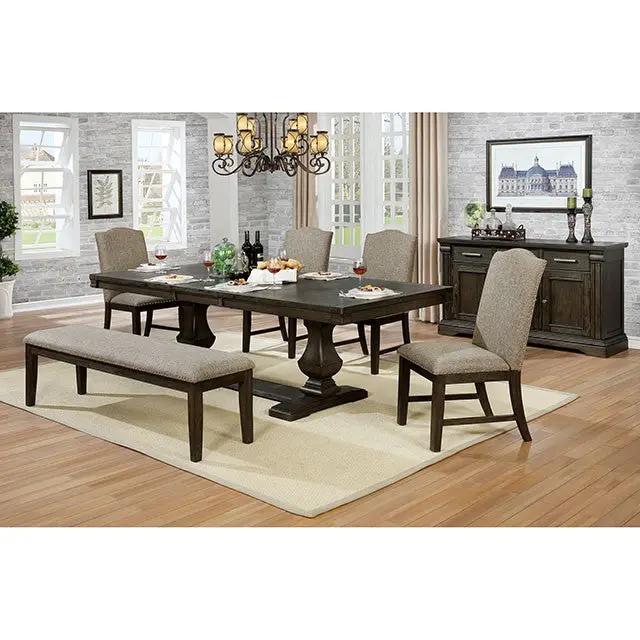 Faulk - 7 Pc Dining Table Set by Unique Piece Furniture