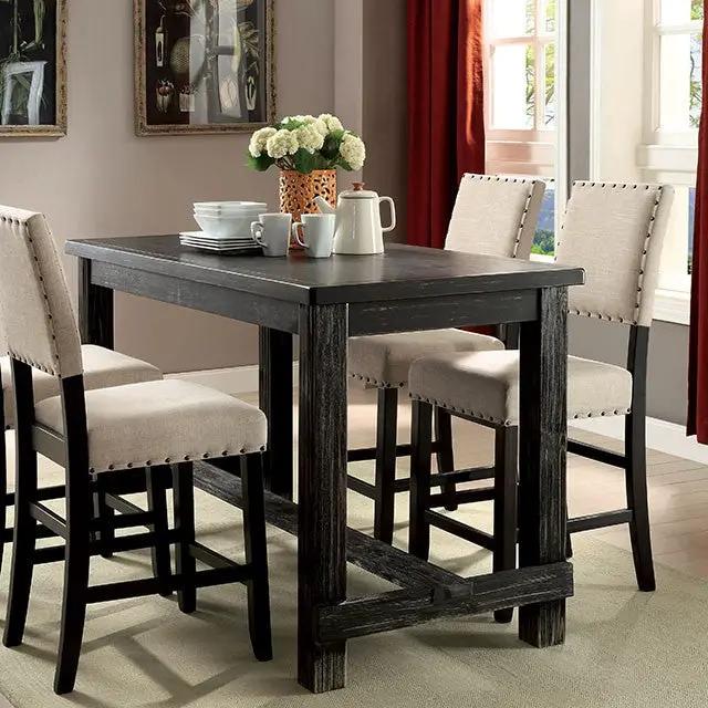 Sania - 5 Pc Counter Ht Table Set by Unique Piece Furniture