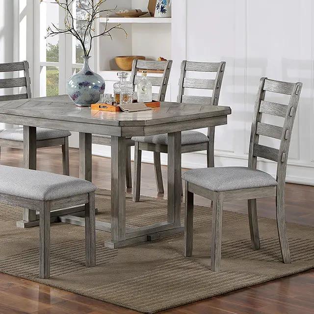 Laquila - 6 Pc Dining Table Set w/ Bench by Unique Piece Furniture