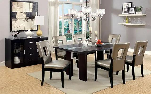Luminar - 7 Pc Dining Table Set by Unique Piece Furniture
