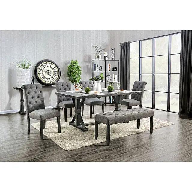 Alfred - 7 Pc Dining Table Set by Unique Piece Furniture