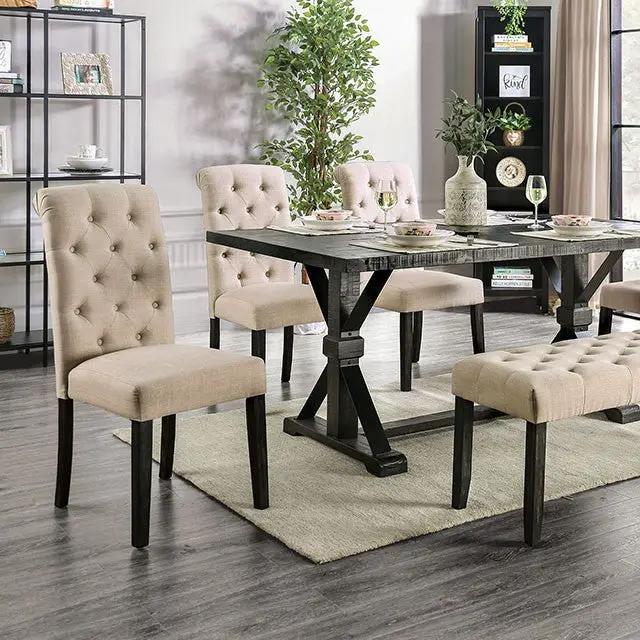 Alfred - 7 Pc Dining Table Set by Unique Piece Furniture