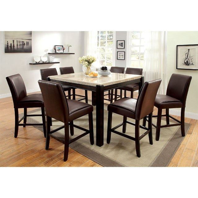 Gladstone - 7 Pc Counter Ht Table Set by Unique Piece Furniture
