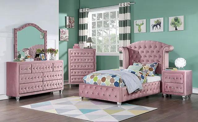Zohar - 4 Pc Twin Bedroom Set by Unique Piece Furniture