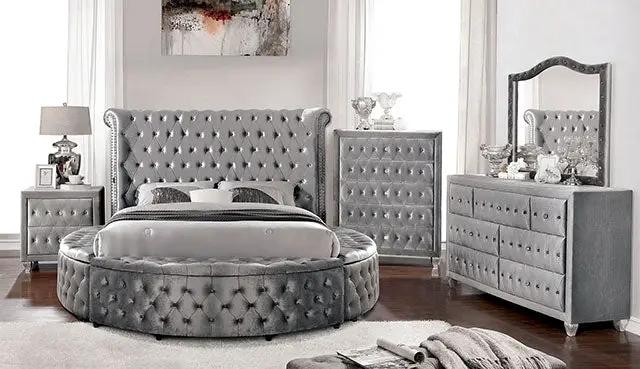 Sansom - 4 Pc Queen Bedroom Set by Unique Piece Furniture