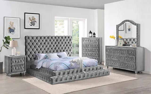 Stefania - 4 Pc Queen Bedroom Set by Unique Piece Furniture