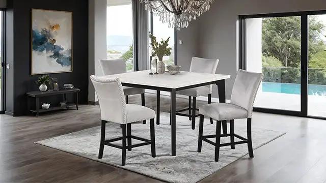 Sabro - 5 Pc Dining Table Set by Unique Piece Furniture