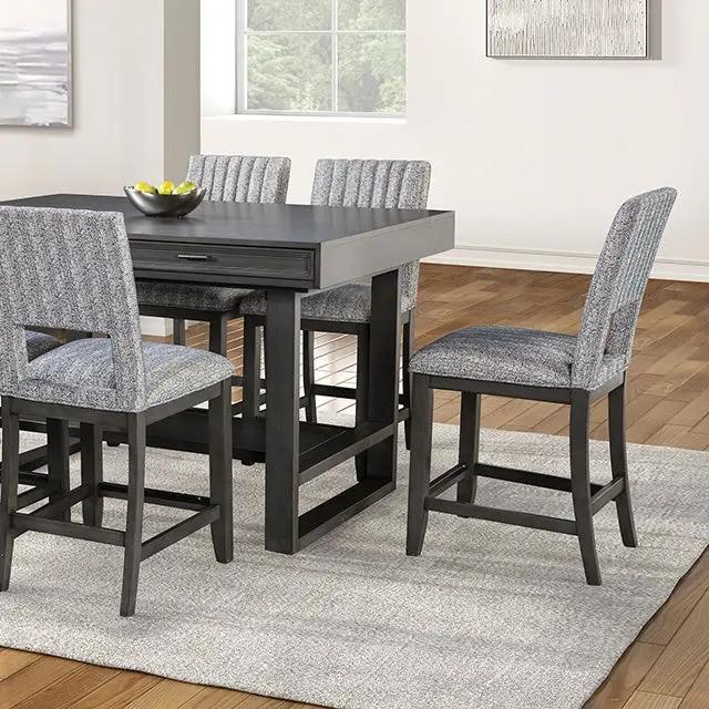 Potton - 7 Pc Counter Ht Table Set by Unique Piece Furniture