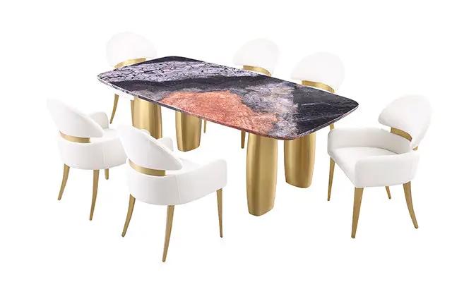 Northolt - 7 Pc Dining Table Set by Unique Piece Furniture