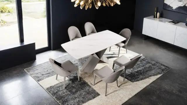 Lenvik - 7 Pc Dining Table Set by Unique Piece Furniture