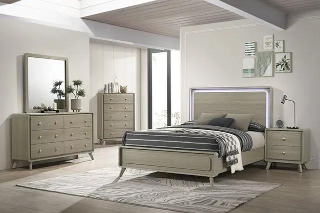 Rainier - 4 Pc Queen Bedroom Set by Unique Piece Furniture