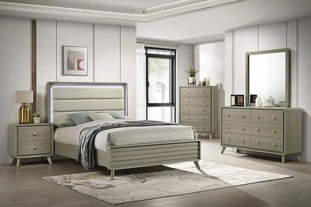 Rainier - 4 Pc Queen Bedroom Set by Unique Piece Furniture