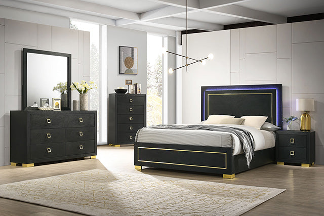 Latimer - 4 Pc Queen Bedroom Set by Unique Piece Furniture