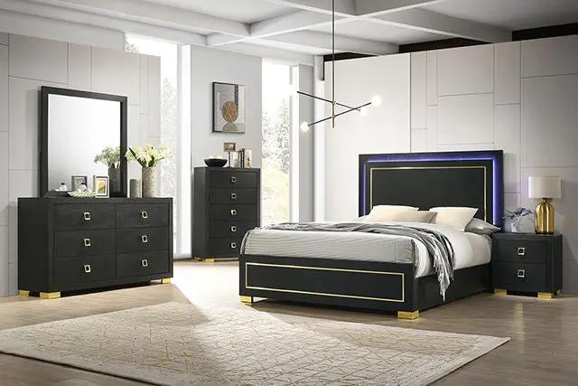 Latimer - 5 Pc Queen Bedroom Set by Unique Piece Furniture