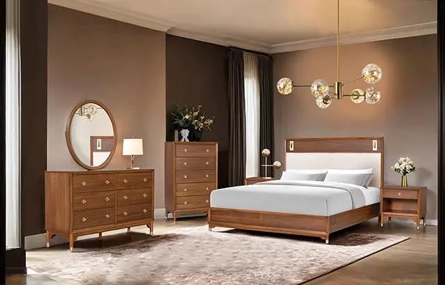 Hepburne - 4 Pc Queen Bedroom Set by Unique Piece Furniture