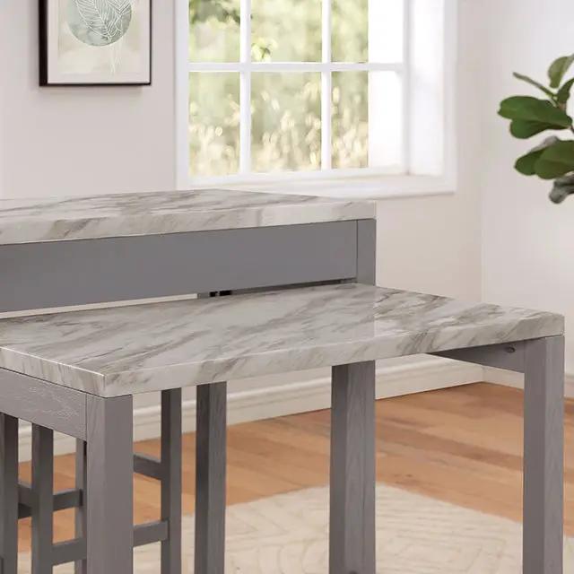 Whitehall - 3 Pc Counter Ht Table Set by Unique Piece Furniture