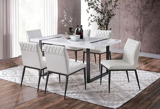 Alessia - 7 Pc Dining Table Set by Unique Piece Furniture