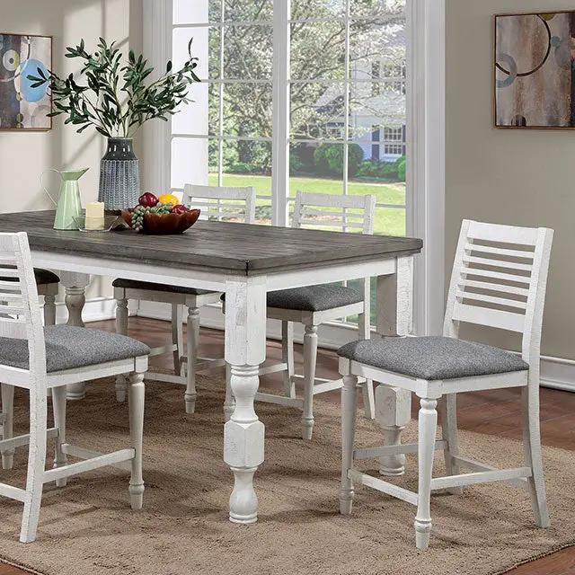 Calabria - 7 Pc Counter Ht Table Set by Unique Piece Furniture