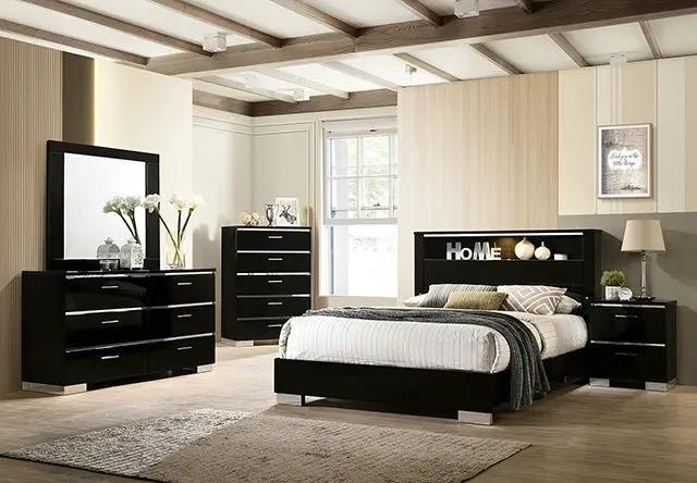 Carlie - 5 Pc Queen Bedroom Set by Unique Piece Furniture