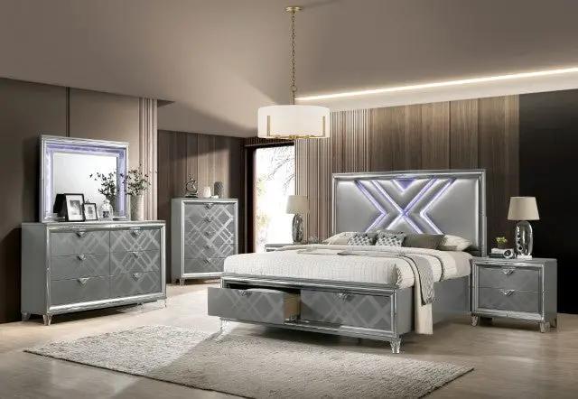 Emmeline - 4 Pc Queen Bedroom Set by Unique Piece Furniture