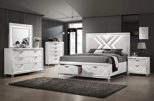 Emmeline - 5 Pc Queen Bedroom Set by Unique Piece Furniture