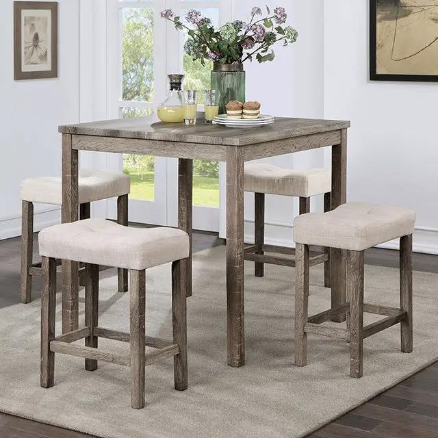 Torrean - 5 Pc. Counter Ht. Set by Unique Piece Furniture