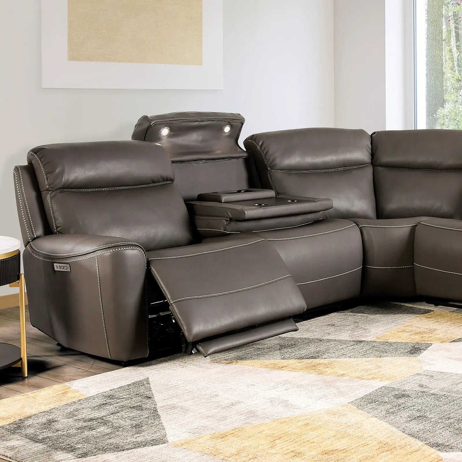 Edmondus - Power Sectional by Unique Piece Furniture