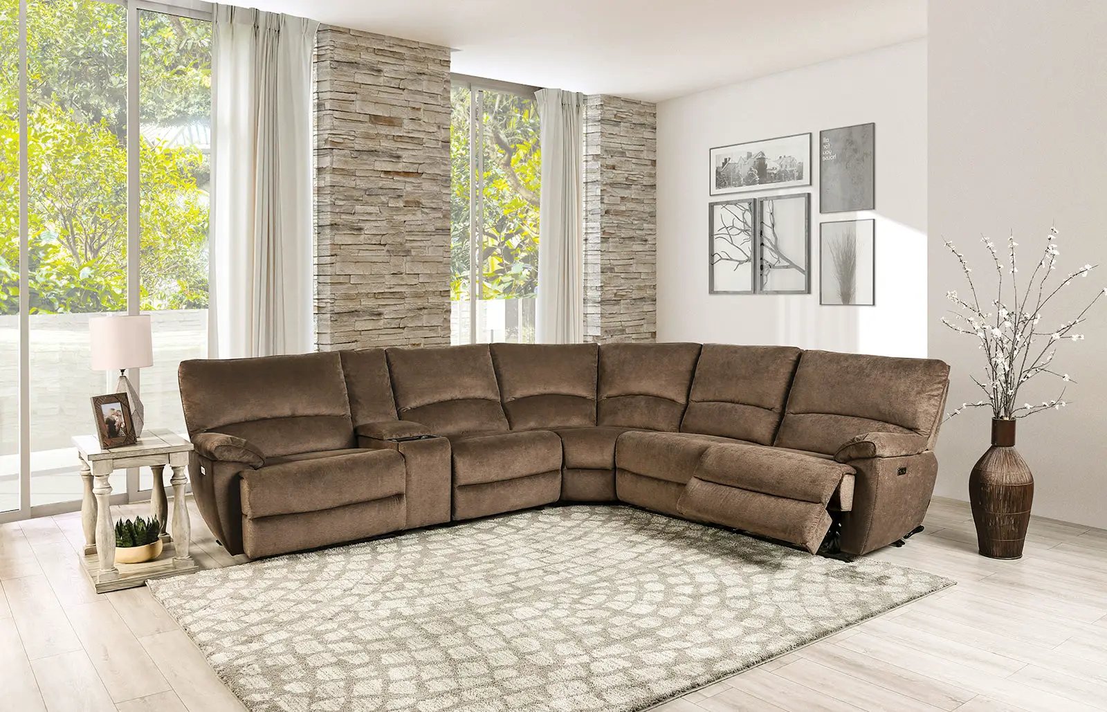 Cerelia - Power Sectional by Unique Piece Furniture