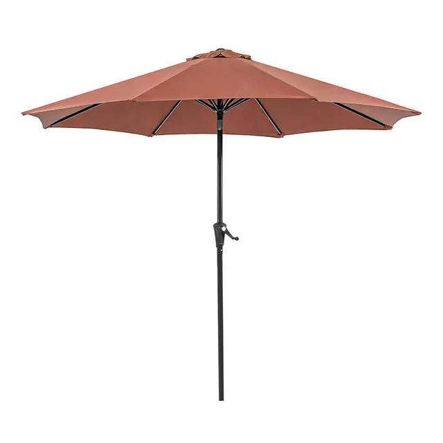 Tano - 9' Outdoor Umbrella + 21" Round Base by Unique Piece Furniture