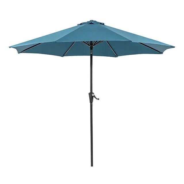Tano - 9' Outdoor Umbrella + 21" Round Base by Unique Piece Furniture