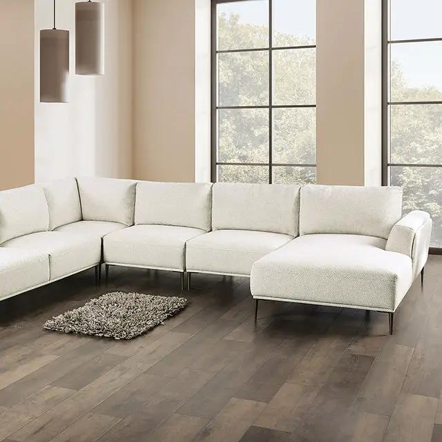 Gladbach - J-Shaped Sectional by Unique Piece Furniture