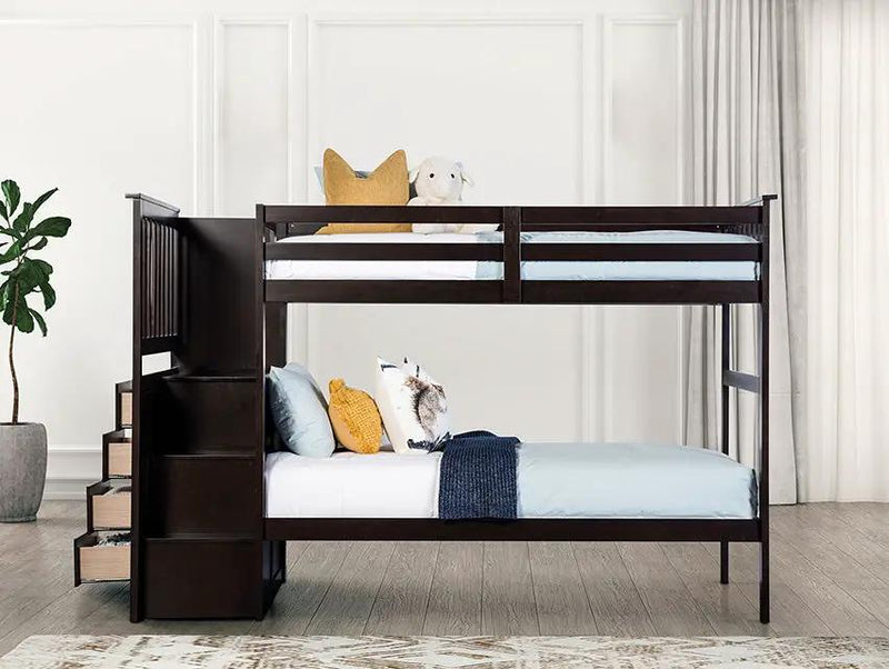 Ontario - Twin/Twin Bunk Bed by Unique Piece Furniture