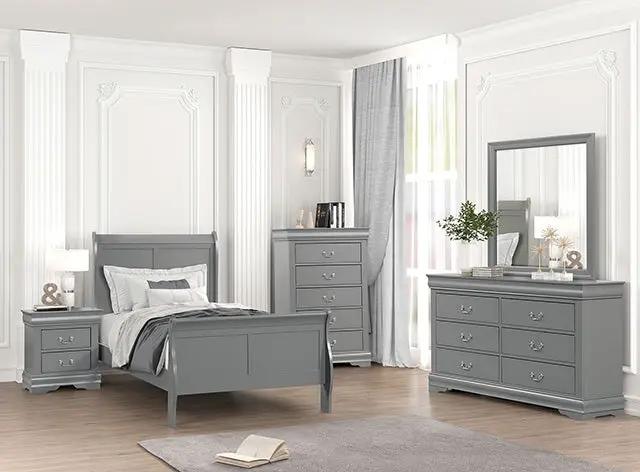 Louis Philippe - Twin Bed by Unique Piece Furniture