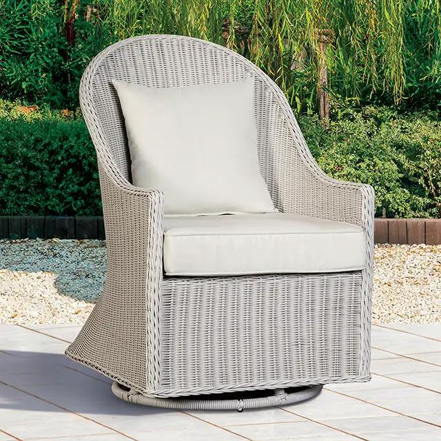 Tomohon - Swivel Wicker Chair by Unique Piece Furniture