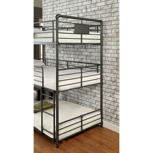 Olga - Twin/Twin/Twin Bunk Bed by Unique Piece Furniture